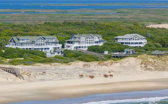 The Three Authors campus, Corolla, Outer Banks