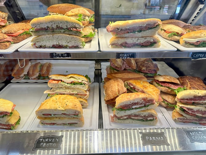 Lighthouse Bagels deli counter