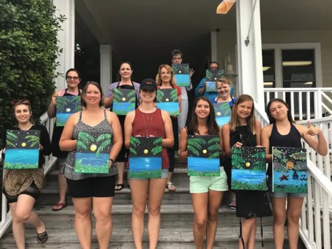 Local Color OBX painting parties Corolla