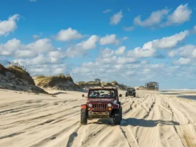 North Beach Recovery 4x4 satellite parking and shuttle